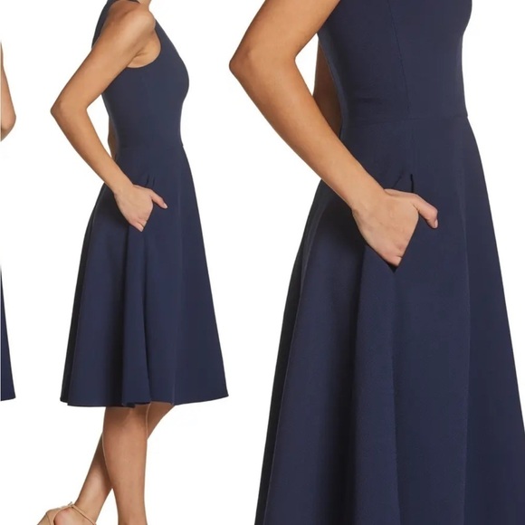 Dress The Population Catalina Fit & Flare Cocktail Dress - Picture 2 of 7